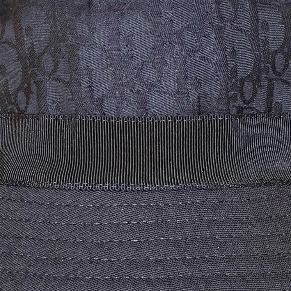 NEVER WORN DIOR x KENNY SCHARF MENS CD LOGO EMBROIDERED BUCKET HAT COTTON LG - Picture 7 of 14